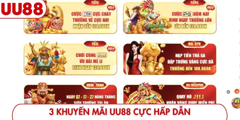 Khuyến Mãi UU88 - 3 Ưu Đãi Bom Tấn Không Thể Bỏ Lỡ - luckyfrontier