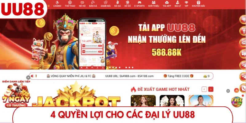 Đại Lý UU88 - Cơ Hội Hợp Tác Bền Vững, Hoa Hồng Cao - luckyfrontier