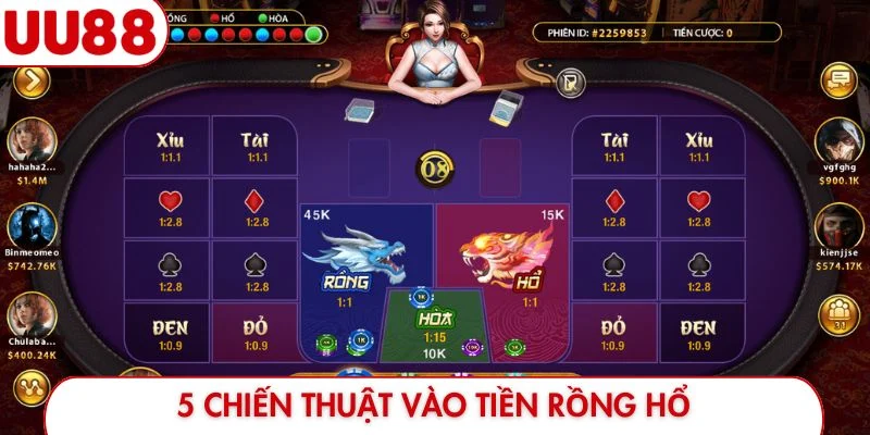 Rồng Hổ Trực Tuyến - Thức Thách Bản Lĩnh Đối Đầu Vận May - luckyfrontier