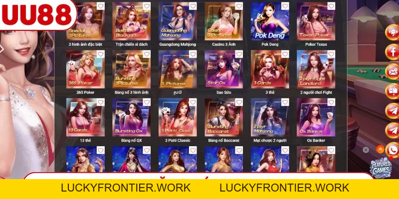 UU88 | TRANG CHỦ CHÍNH THỨC UU88.COM THÁNG 10 - luckyfrontier