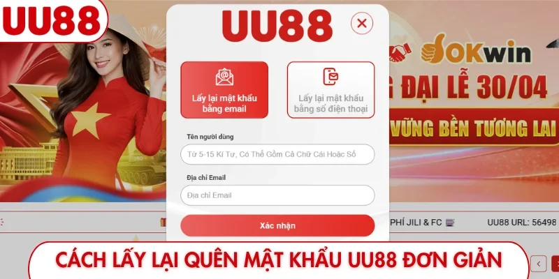 Quên Mật Khẩu UU88 - 5 Cách Lấy Lại Tài Khoản Nhanh Nhất - luckyfrontier