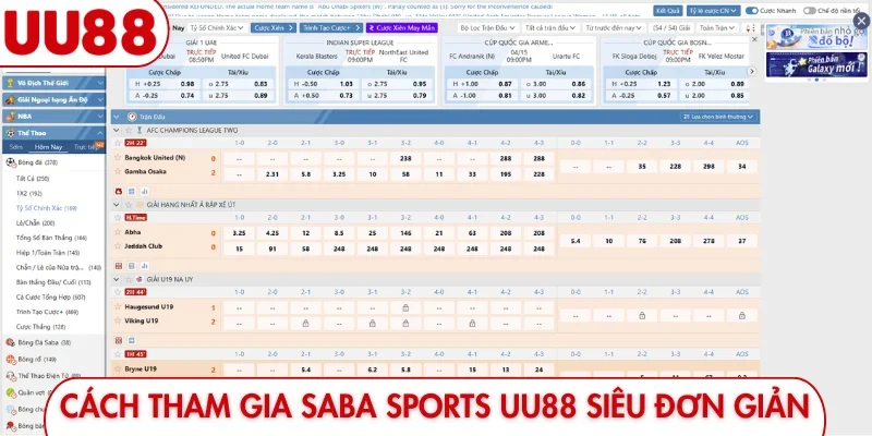 Mẹo Chơi Saba Sports UU88 Thắng Lớn - Top 3 Bí Quyết Vàng - luckyfrontier