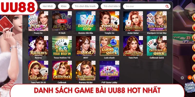 Game Bài UU88 - Sảnh Cược Uy Tín, Tỷ Lệ Thưởng Hấp Dẫn - luckyfrontier