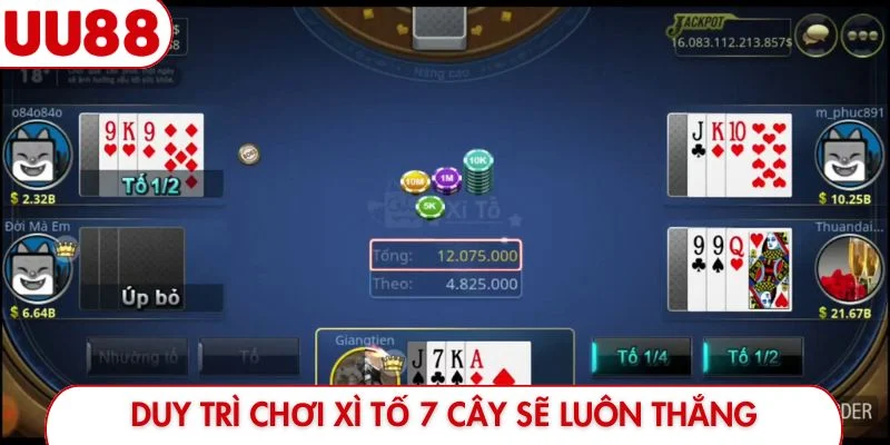 Xì Tố 7 Cây - Nghệ Thuật Đầu Tư Và Chinh Phục Bàn Cược - luckyfrontier