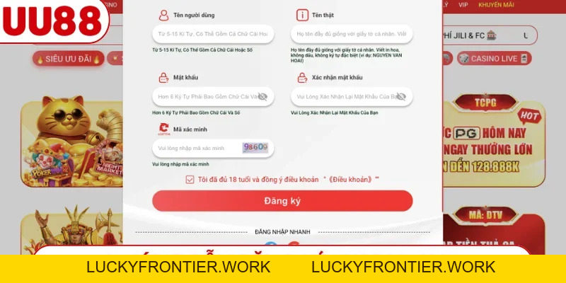 UU88 | TRANG CHỦ CHÍNH THỨC UU88.COM THÁNG 10 - luckyfrontier